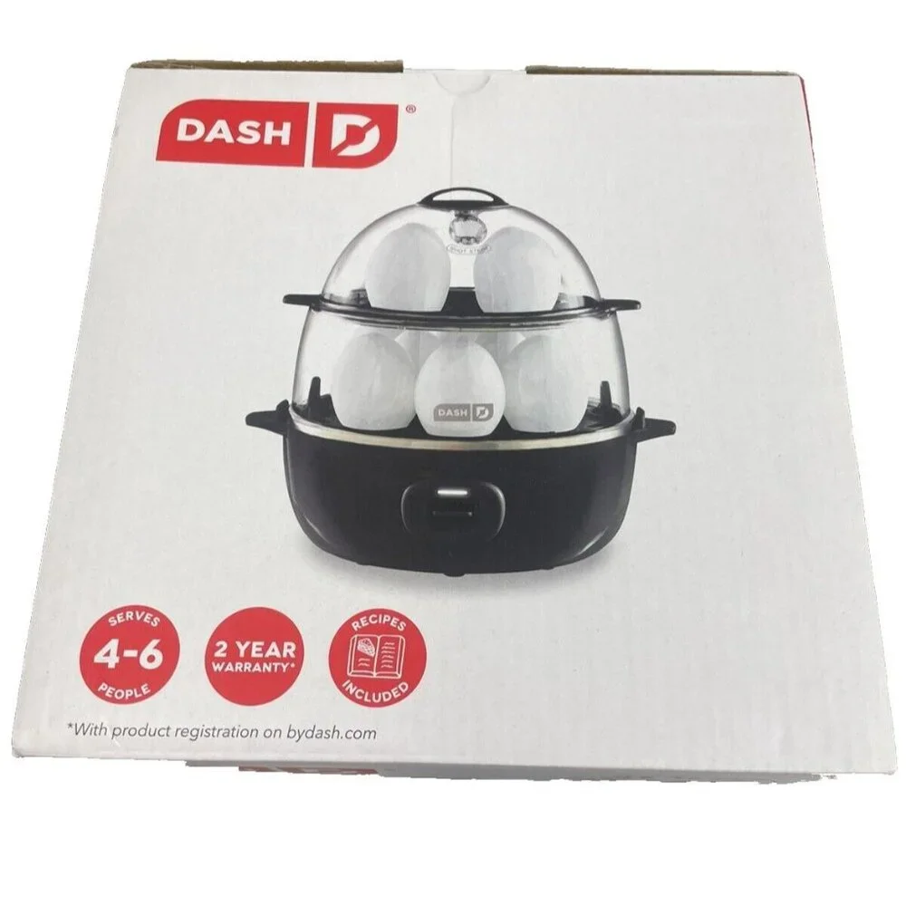DASH Deluxe Rapid Egg Cooker for Hard Boiled, Poached, Scrambled Eggs & Omelets